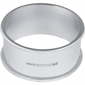 Sterling Silver Medium Plain Round Napkin Ring
