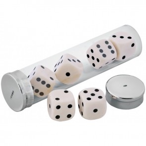 Sterling Silver Traditional Dice Set