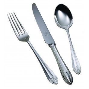 Children’s EPNS Plated Cutlery Set Lotus Handle