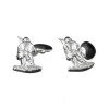 Sterling Silver Fisherman Cufflinks by Murry Ward