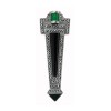 Sterling Silver Marcasite Art Deco Brooch