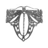 Sterling Silver Art Nouveau Square Patterned Dragonfly Brooch