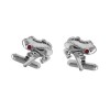 Sterling Silver Frog Cufflinks Cufflinks