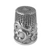 Sterling Silver Swirl Pattern Thimble