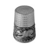 Sterling Silver Dotted Cat Thimble