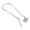 Sterling Silver Square Chain Bookmark