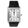 Sterling Silver White Enamel Men Watch