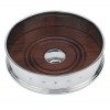 Sterling Silver Straight 9cm Diameter Bottle Coaster