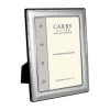 Silver Reed And Ribbon Wide Convex 5x3 Classic Photo Frame 
