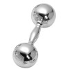 Sterling Silver Plain Chime Rattle