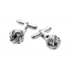 Sterling Silver Knot Post Cufflinks