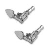 Sterling Silver Fork And Trowel Cufflinks