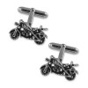 Sterling Silver Motorbike Cufflinks