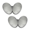 Sterling Silver Mother Of Pearl Style Cufflinks