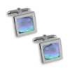 Sterling Silver Oyster Style Shell Cufflinks
