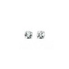Sterling Silver Crystal Claw Stud Earrings