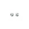 Sterling Silver Crystal Claw Stud Earrings