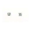 Sterling Silver Clear Crystal Stud Earrings