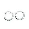 Sterling Silver Simple Hooped Earrings