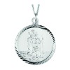 Sterling Silver St Christopher Styled Necklace