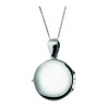 Sterling Silver Plain Locket Necklace