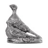 Sterling Silver Pheasants Sculpture