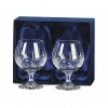 Crystal Brandy Snifters Pair