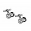 Sterling Silver Reef Knot Cufflinks