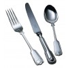 Silver Plated Fiddle Thread & Shell Cutlery
