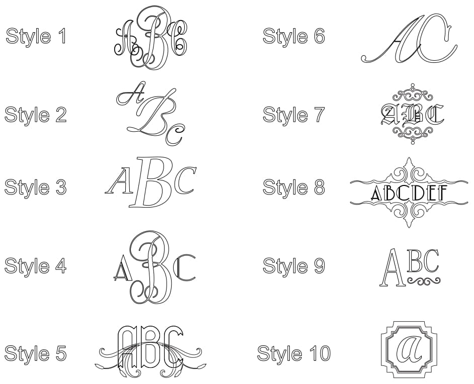 monogram designs