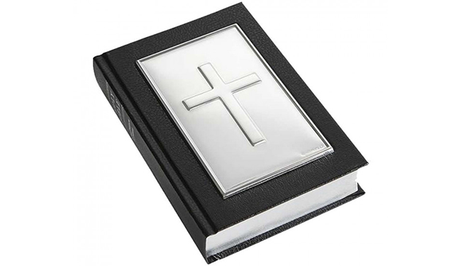 sterling silver bible